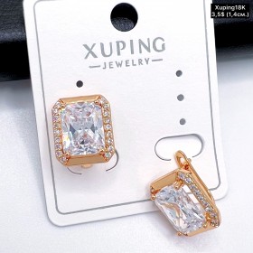 Сережки Xuping18К 20009 ( 1.4 см.)